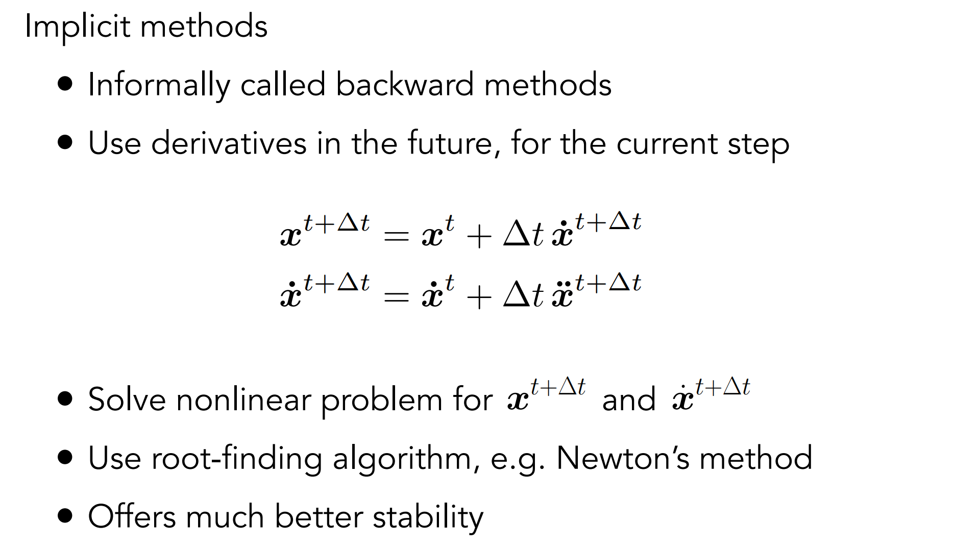 Implicit Euler Method